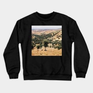 Olive Trees Crewneck Sweatshirt